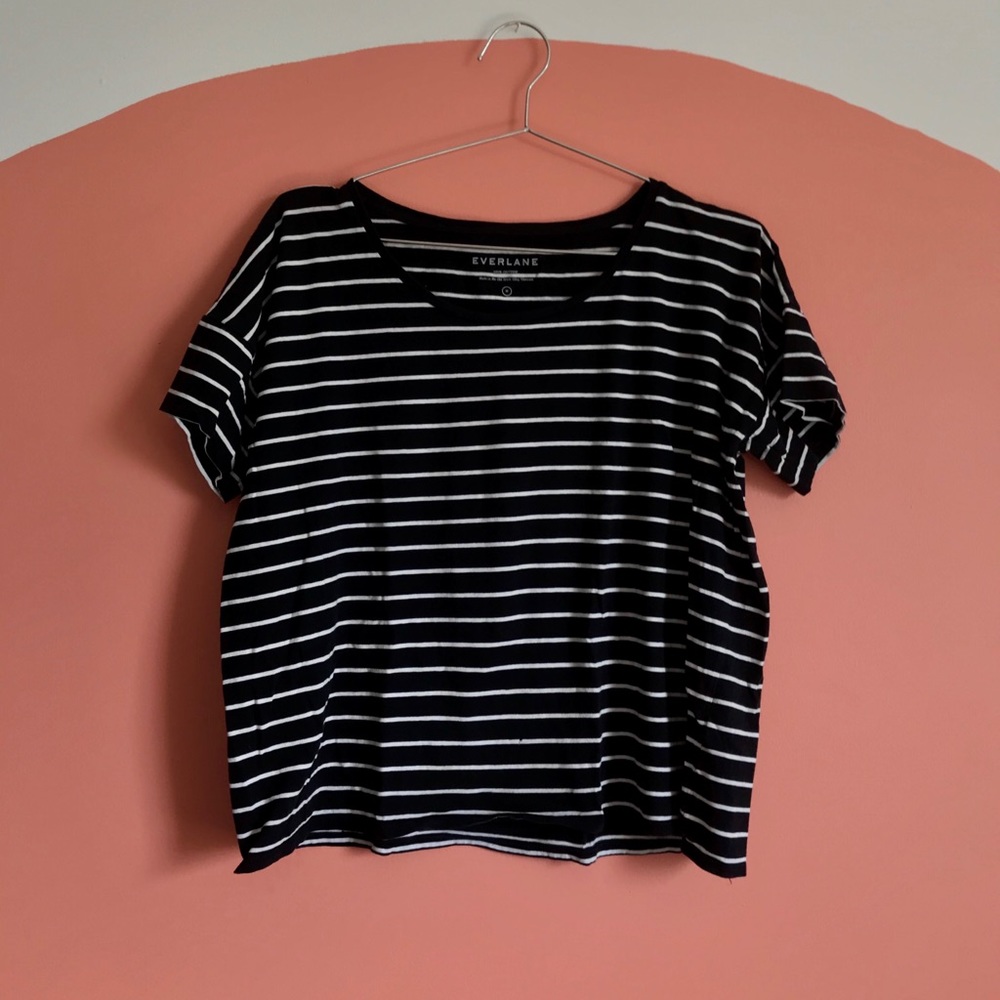 Everlane Striped Box Tee